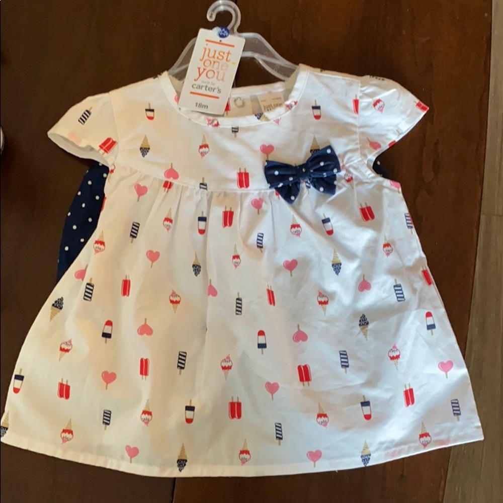 Carters popsicle dress and shorts